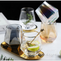 Hand geblasen Diamond Whiskey Glass Tasse